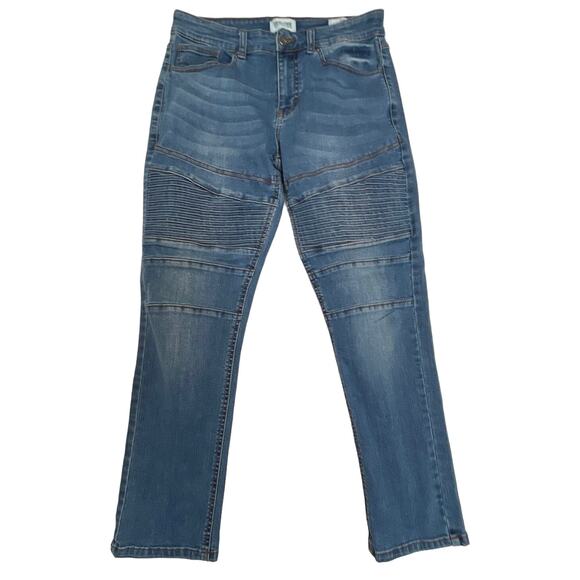 Ring of Fire Sustainable Denim Moto Slim Jeans, NWOT, Ladies Size 16 - Picture 1 of 5